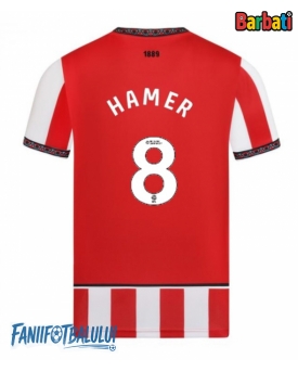 Sheffield United Gustavo Hamer #8 Tricou Fotbal Replică 2025-26 Barbati Acasa